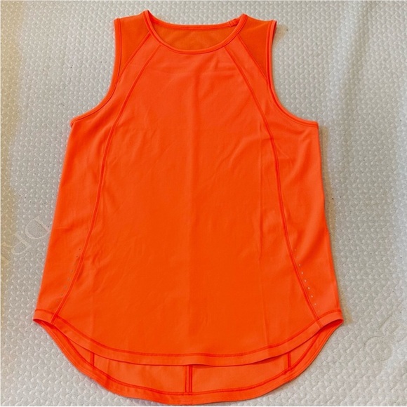 NWOT Lululemon Sculpt Tank Top - Bright Neon Orange - Picture 3 of 7